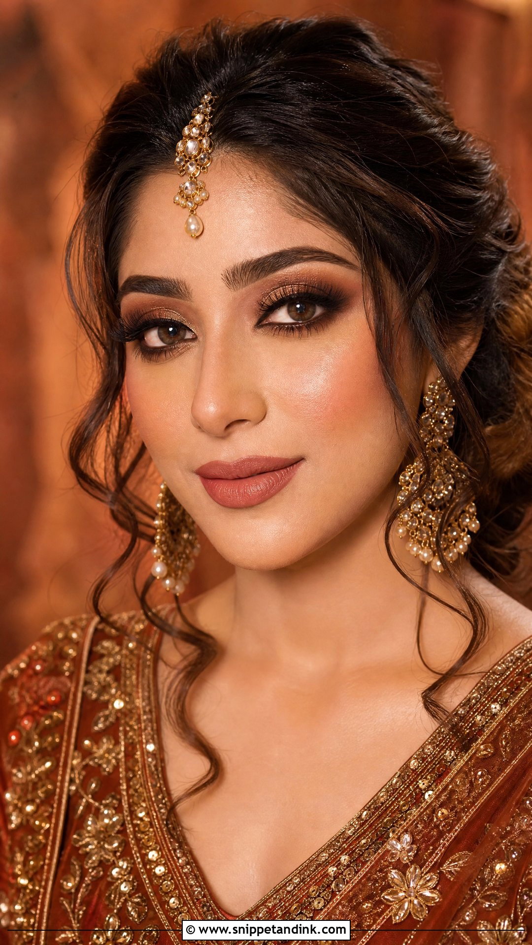 Brown Smokey Barat Bridal Makeup - Snippet and Ink - 25 Barat Bridal Makeup Ideas
