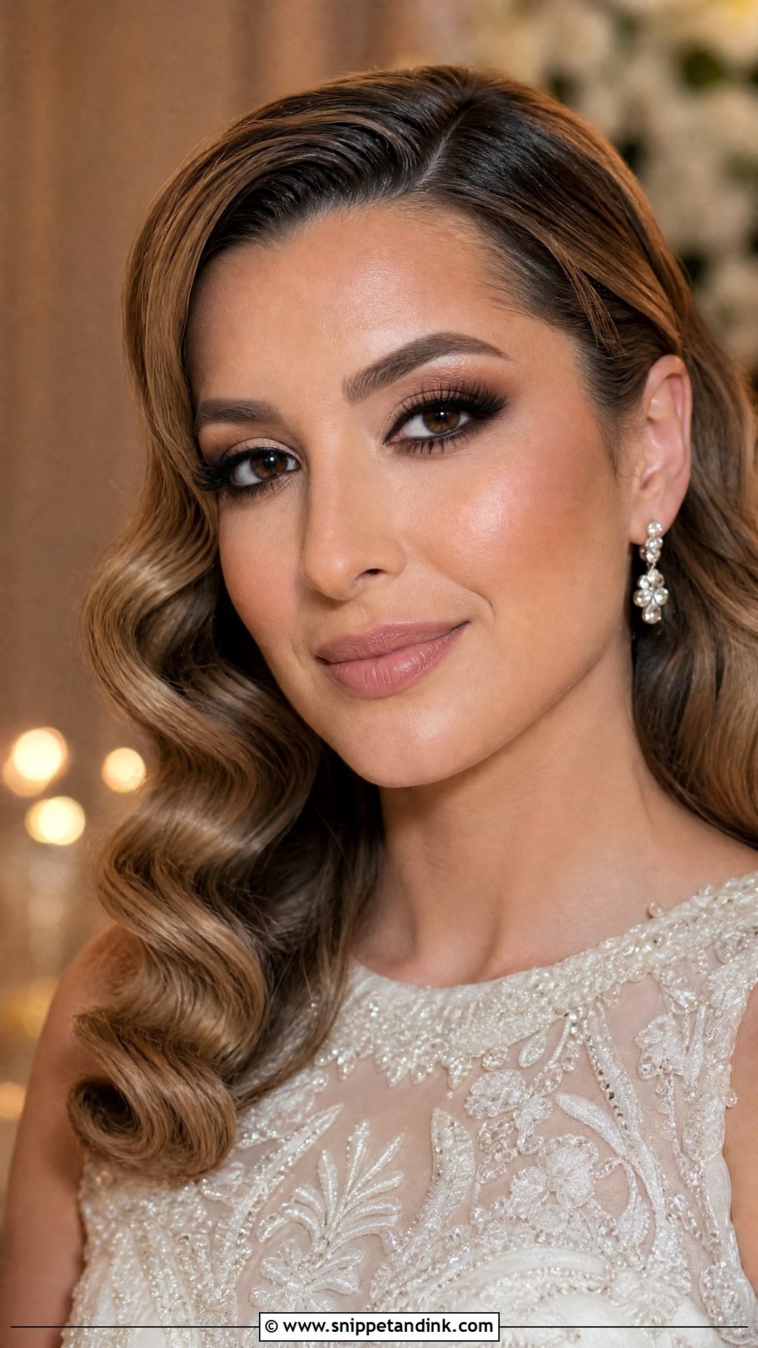 Brown Smokey Bridal Makeup - Snippet and Ink - 20 Self Bridal Makeup Ideas