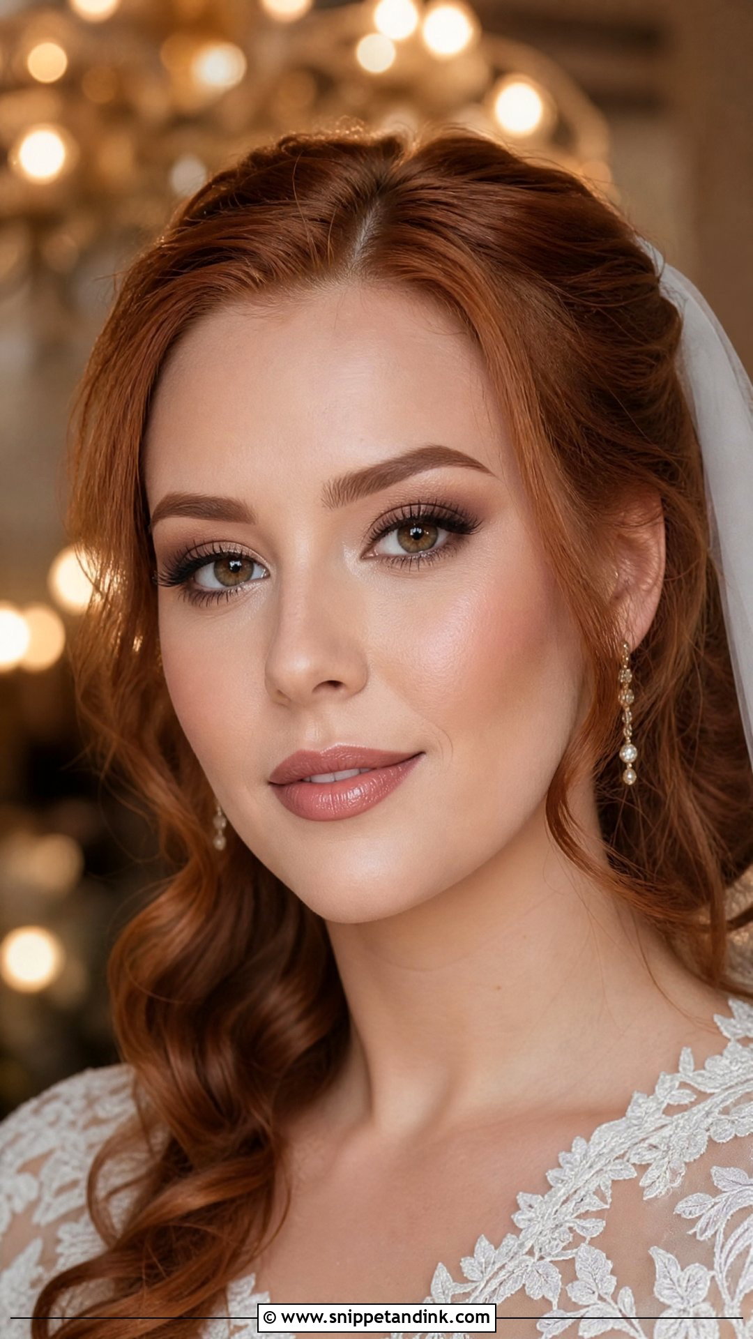 Brown Smokey Bridal Makeup - Snippet and Ink - 20 Simple Bridal Makeup Look Ideas