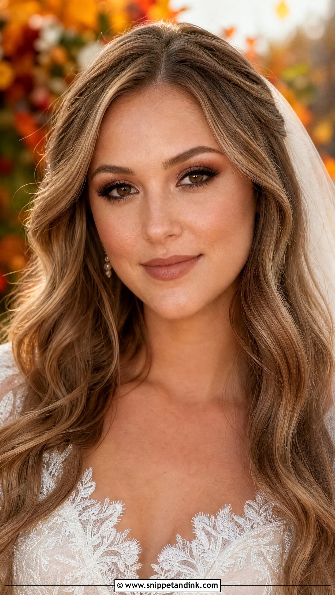 Brown Smokey Bridal Makeup - Snippet and Ink - 20 Bridal Makeup Aesthetic Ideas