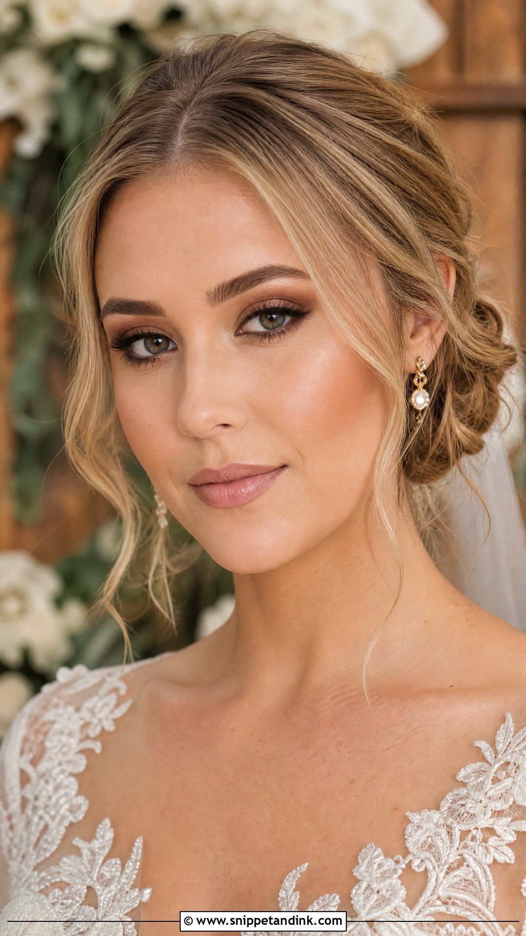 Brown Smokey Bridal Makeup - Snippet and Ink - 25 Latest Bridal Makeup Ideas