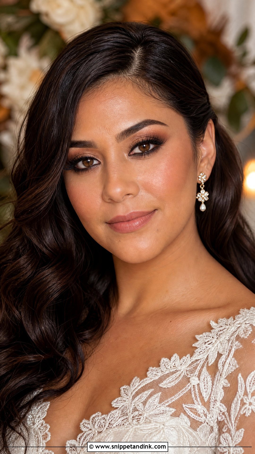 Brown Smokey Bridal Makeup - Snippet and Ink - 25 Wedding Bride Makeup Ideas
