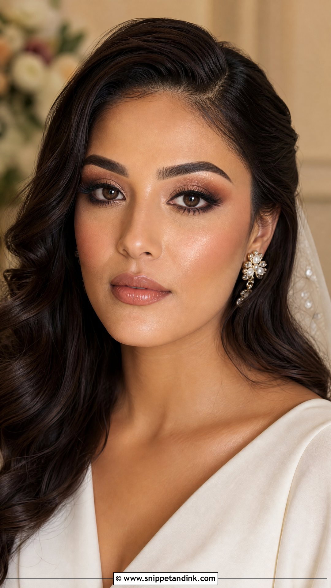 Brown Smokey Bridal Makeup - Snippet and Ink - 20 Bride Makeup Looks Wedding Day