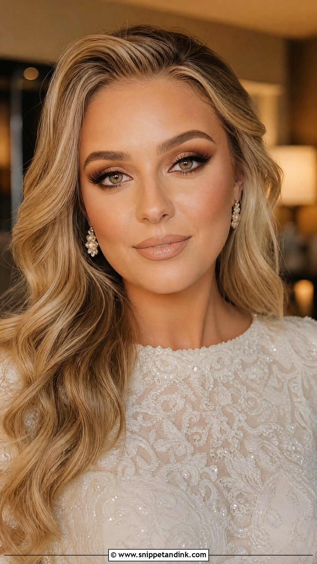Brown Smokey Bridal Makeup For Blondes - Snippet and Ink - 30 Bridal Makeup for Blondes