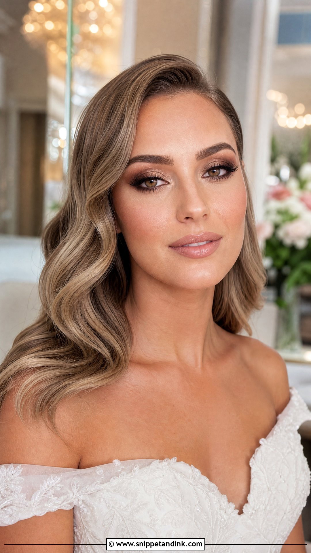 Brown Smokey Bridal Makeup For Brown Eyes - Snippet and Ink - 25 Glowy Bridal Makeup for Brown Eyes