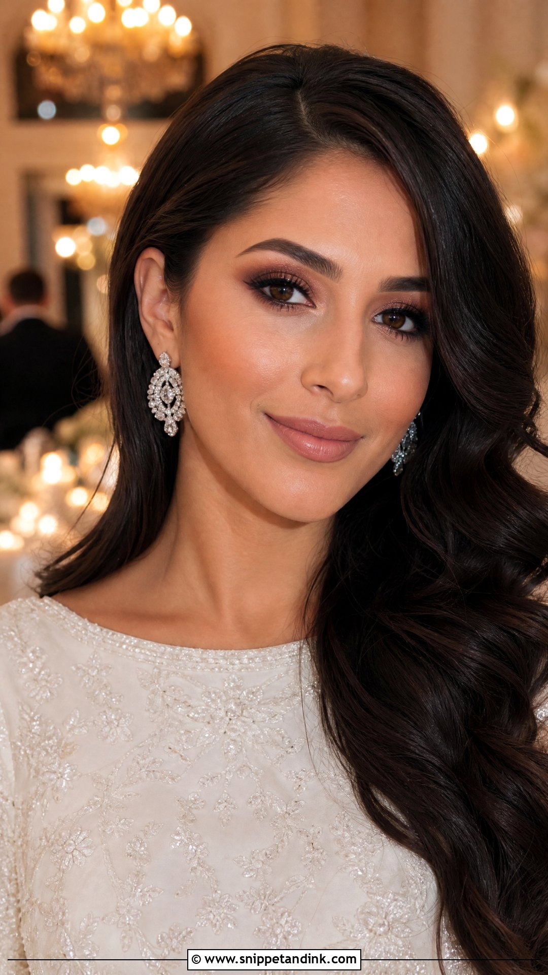 Brown Smokey Bridal Makeup For Brown Eyes - Snippet and Ink - 25 Natural Bridal Makeup for Brown Eyes Brunettes