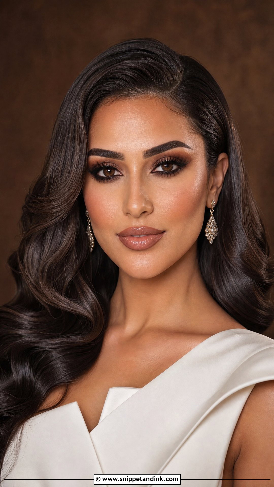 Brown Smokey Bridal Makeup For Brown Skin - Snippet and Ink - 20 Brown Girl Bridal Makeup Ideas