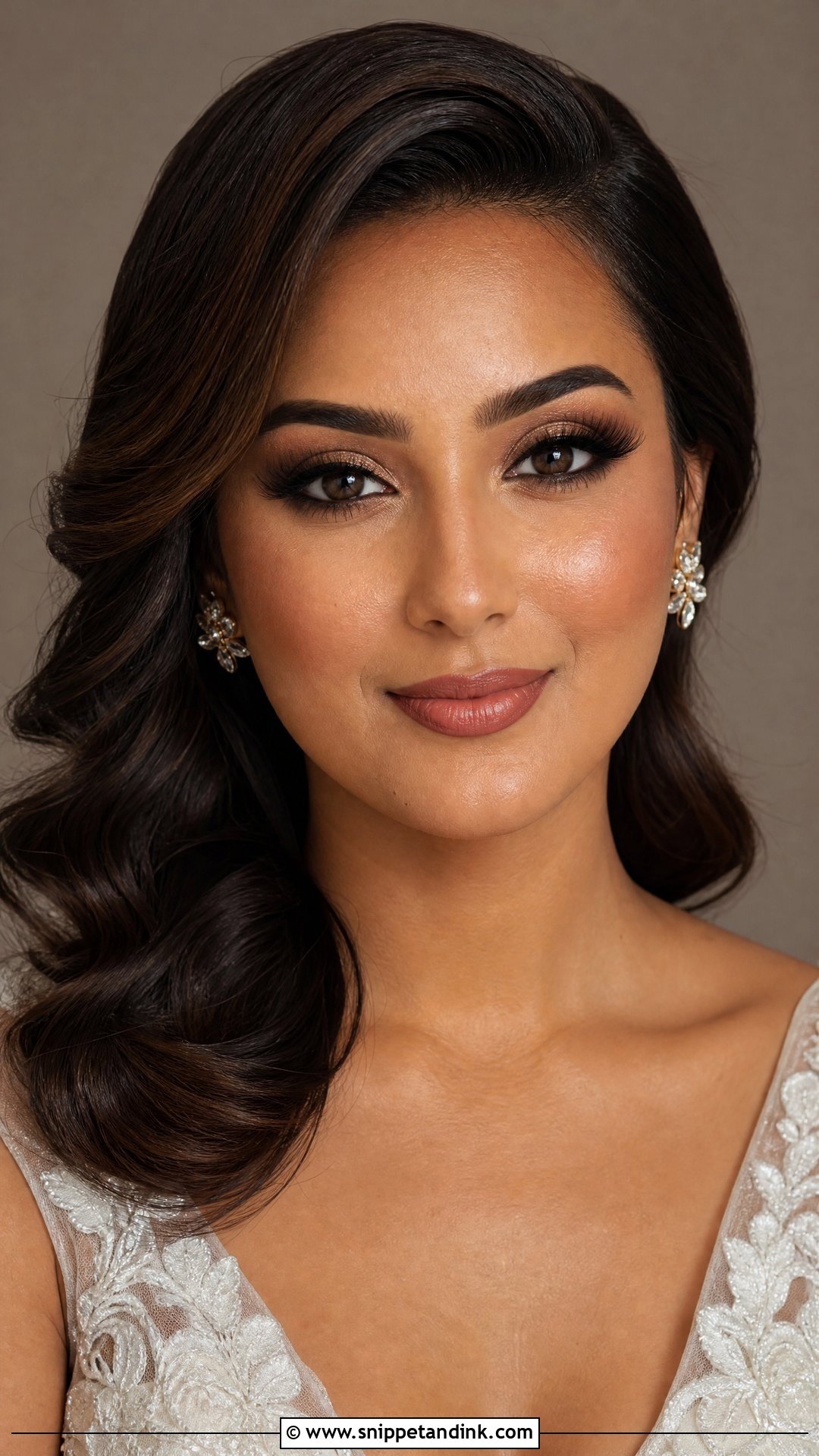 Brown Smokey Bridal Makeup For Brown Skin - Snippet and Ink - 20 Bridal Makeup Brown Skin Ideas