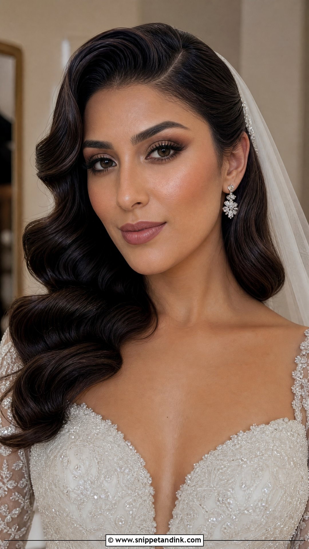 Brown Smokey Bridal Makeup For Green Eyes - Snippet and Ink - 20 Glowy Bridal Makeup for Green Eyes