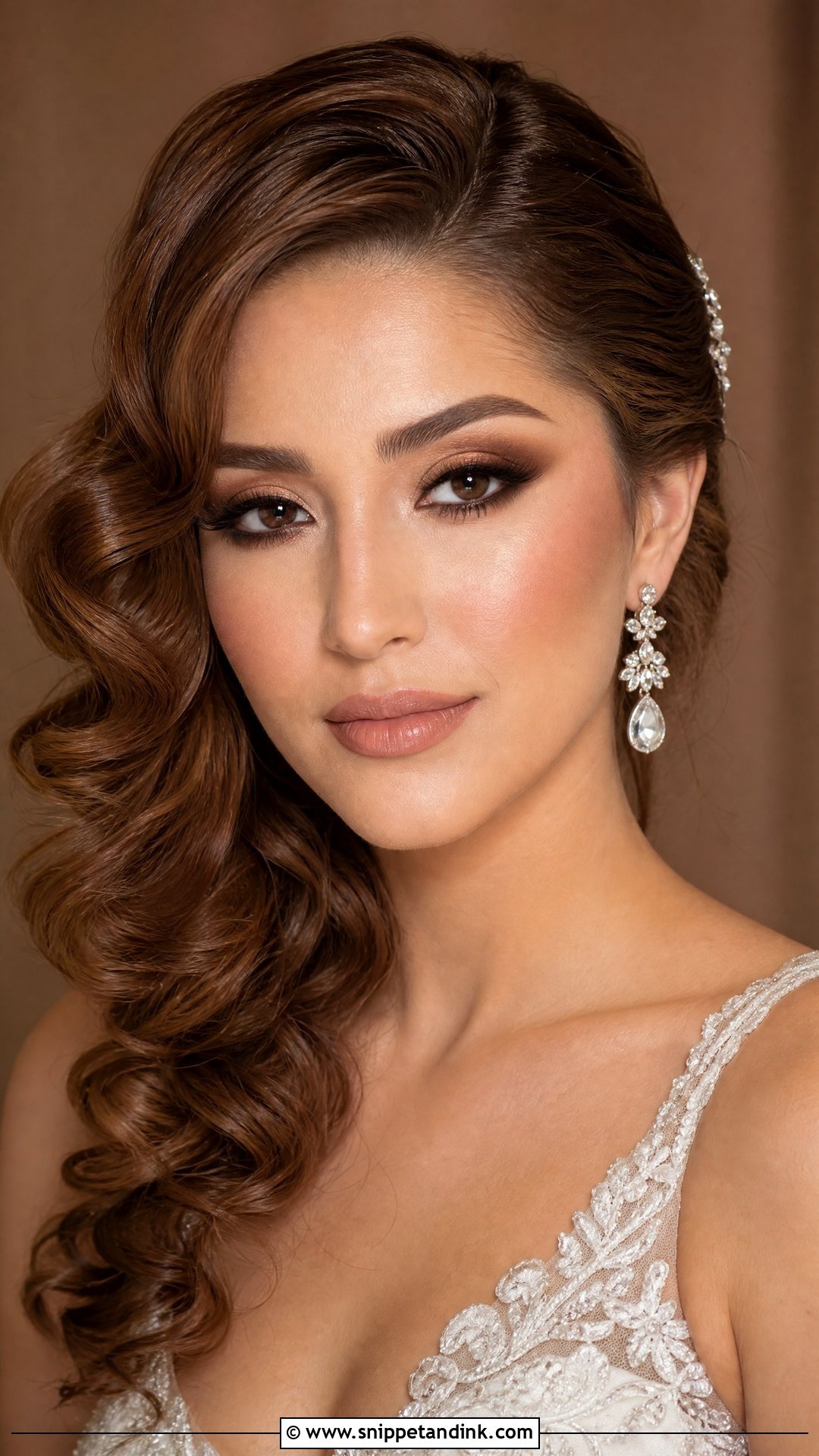 Brown Smokey Bridal Makeup For Small Eyes - Snippet and Ink - 20 Bridal Makeup for Small Eyes