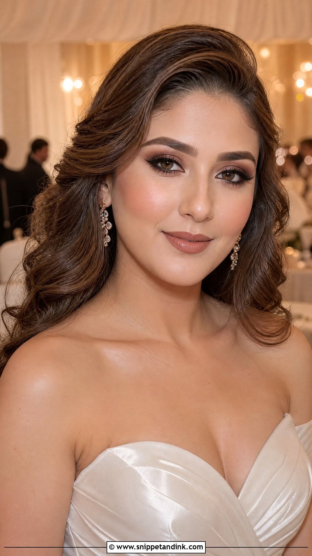 Brown Smokey Bridal Makeup Look - Snippet and Ink - 35 Bridal Makeup Looks