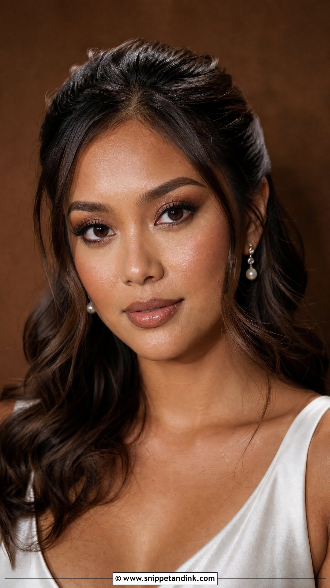 Brown Smokey Bridal Makeup On Brown Skin - Snippet and Ink - 20 Bridal Makeup on Brown Skin Ideas