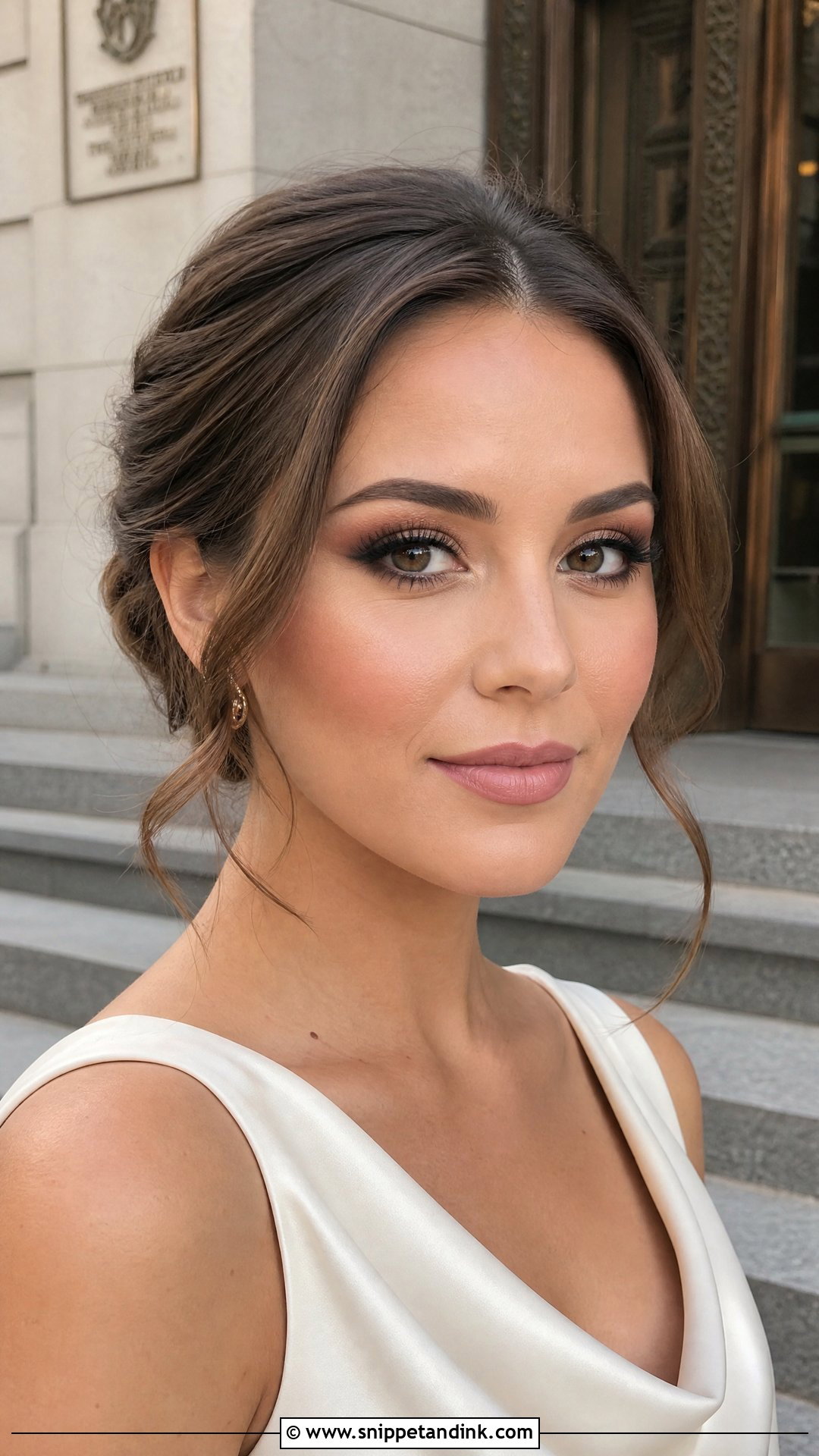 Brown Smokey Civil Wedding Makeup - Snippet and Ink - 20 Civil Wedding Makeup Brides
