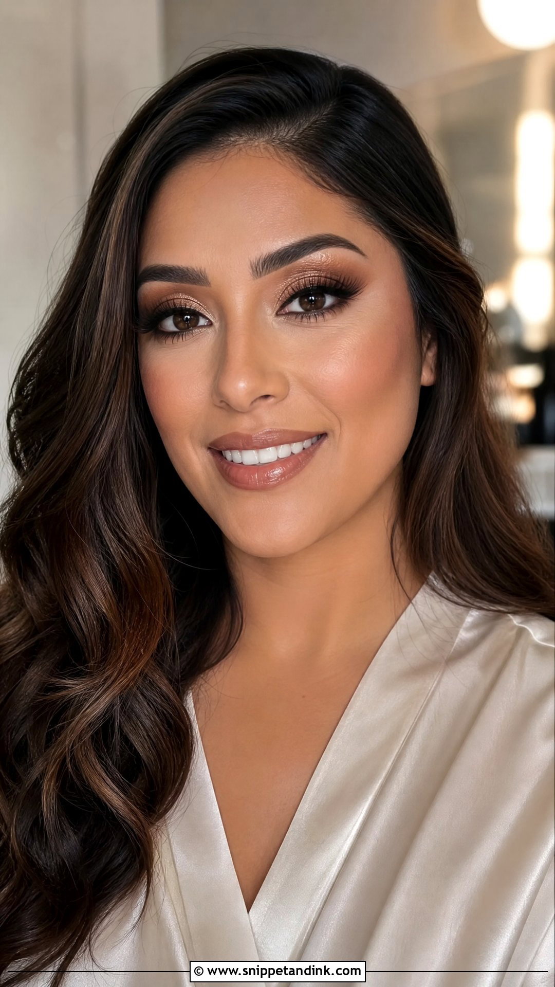 Brown Smokey Eye Bridal Makeup Kit - Snippet and Ink - 20 Bridal Makeup Kit Ideas