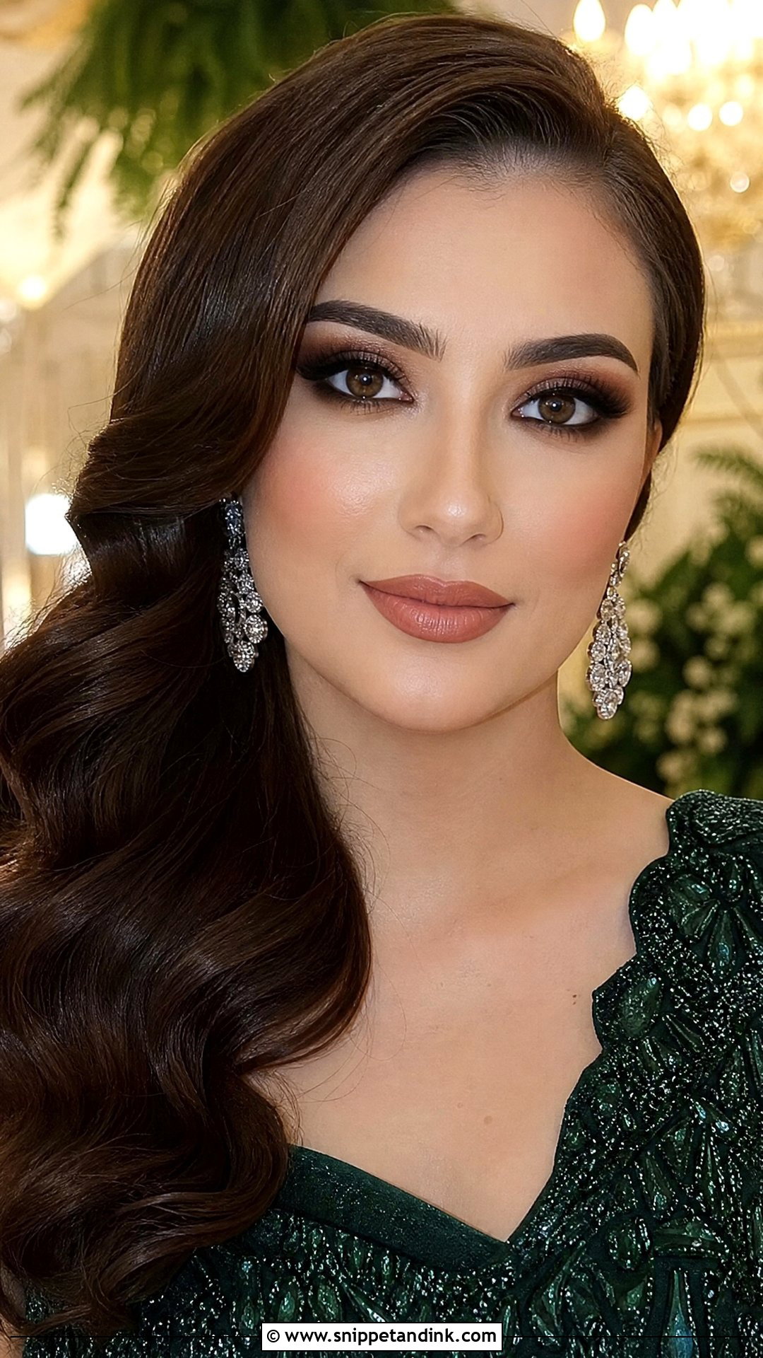 Brown Smokey Eye Bride Sister Makeup - Snippet and Ink - 20 Bride Sister Makeup Look Ideas