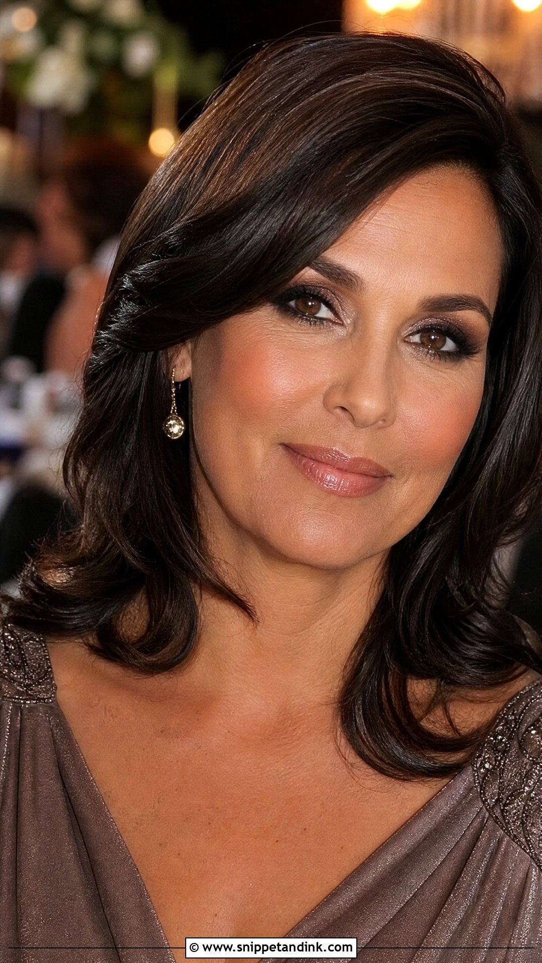 Brown Smokey Eye Mother Of Bride Makeup - Snippet and Ink - 20 Mother of Bride Makeup Brunette Ideas