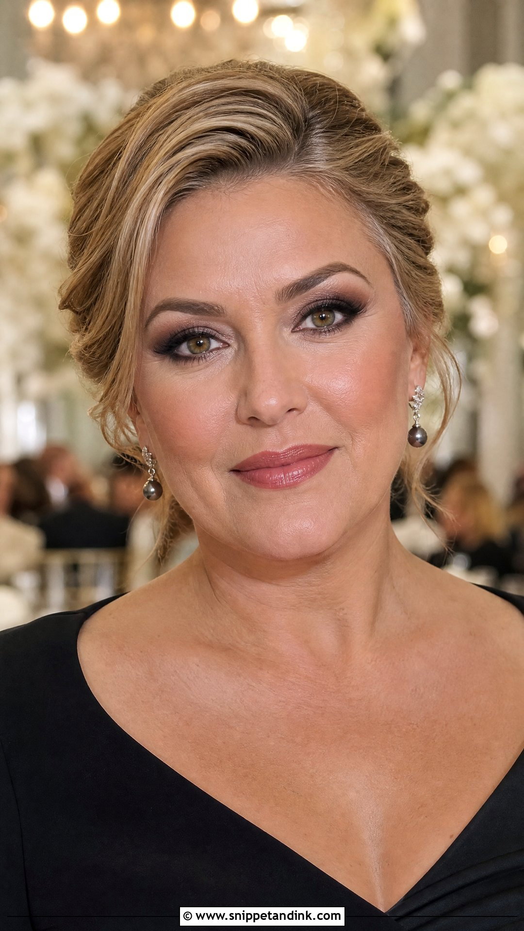 Brown Smokey Eye Mother Of The Bride Makeup - Snippet and Ink - 20 Mom of Bride Makeup Ideas