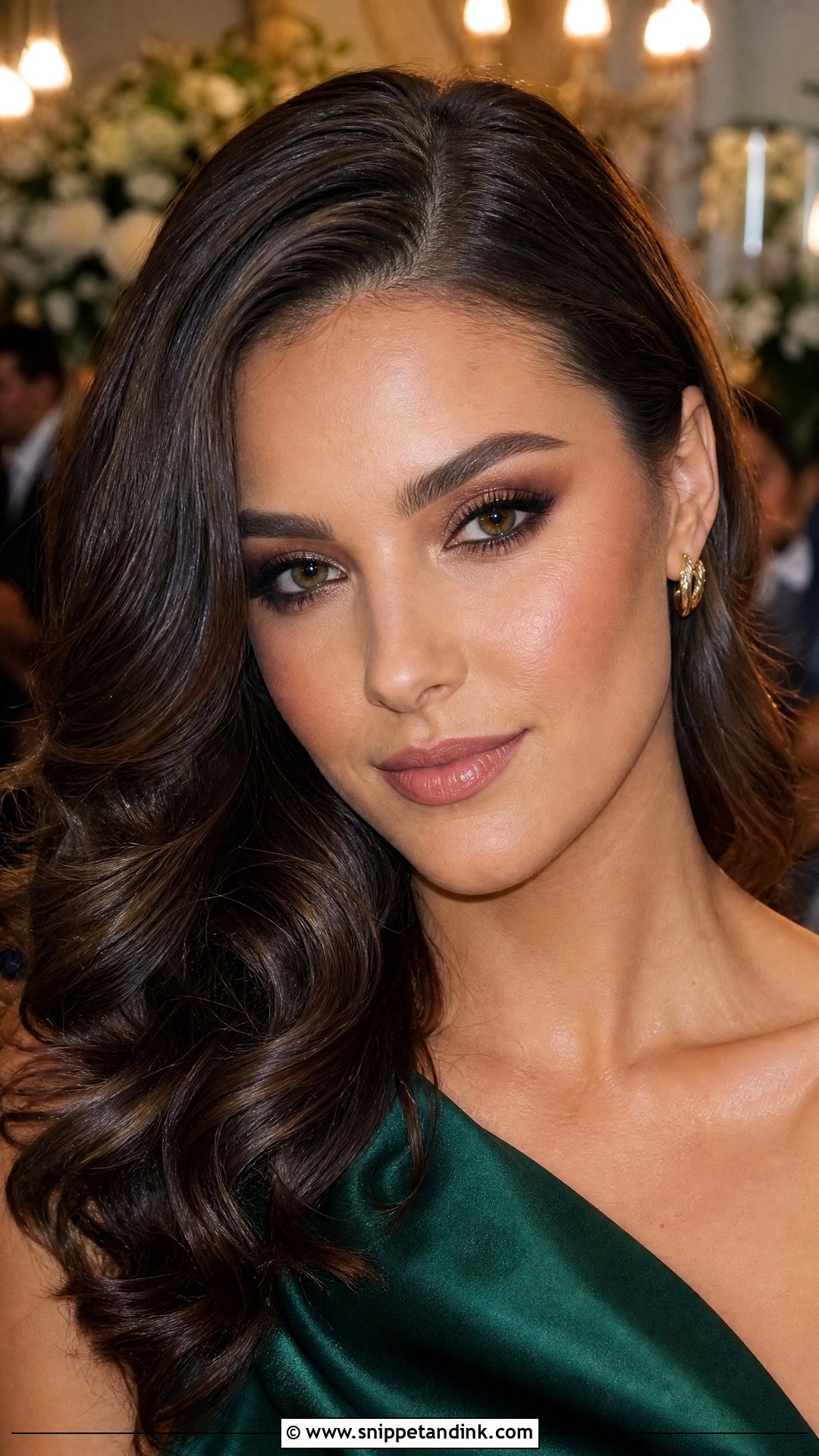 Brown Smokey Eye Wedding Guest Makeup - Snippet and Ink - 25 Classy Makeup for Wedding Guest Ideas