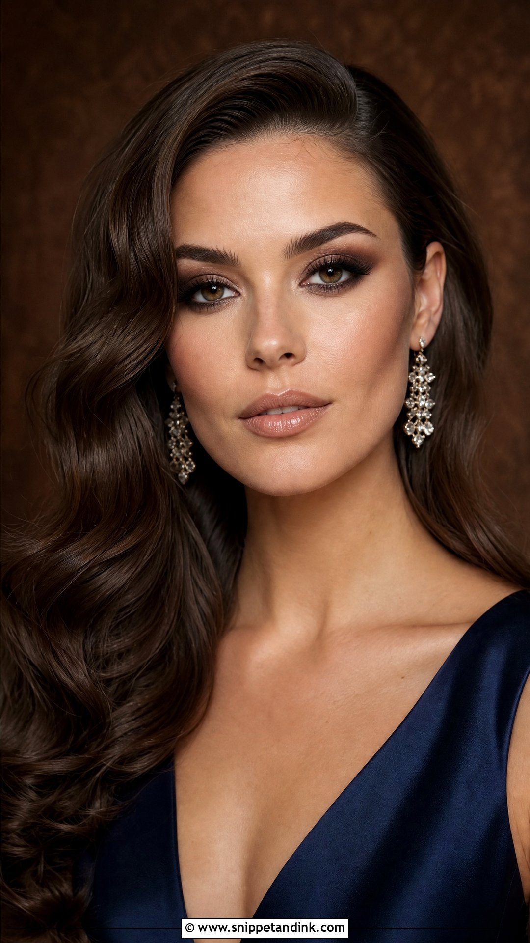 Brown Smokey Eye Wedding Makeup - Snippet and Ink - 30 Makeup Ideas for Wedding