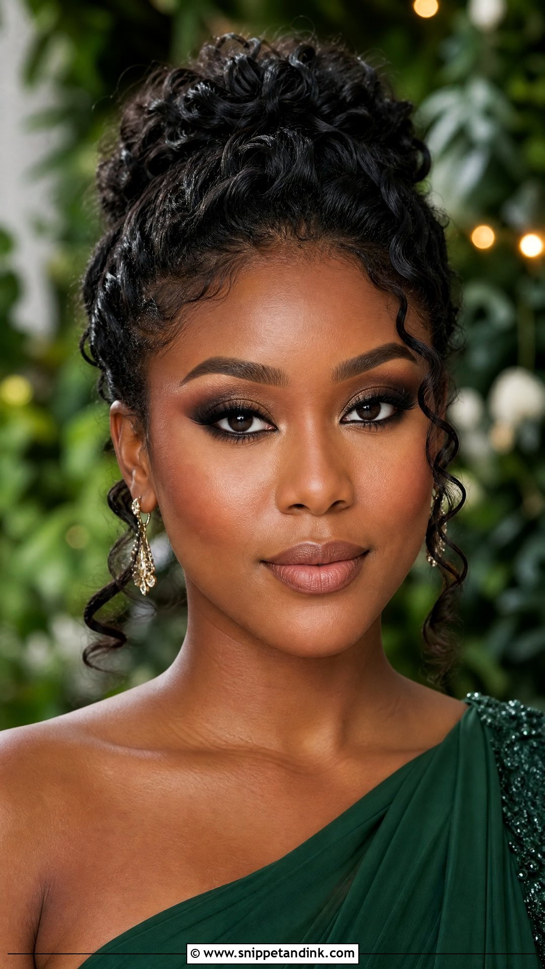 Brown Smokey Garden Wedding Makeup - Snippet and Ink - 20 Garden Wedding Makeup Ideas