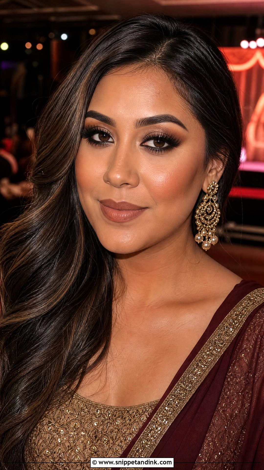 Brown Smokey Indian Wedding Guest Makeup - Snippet and Ink - 25 Indian Wedding Guest Makeup Ideas