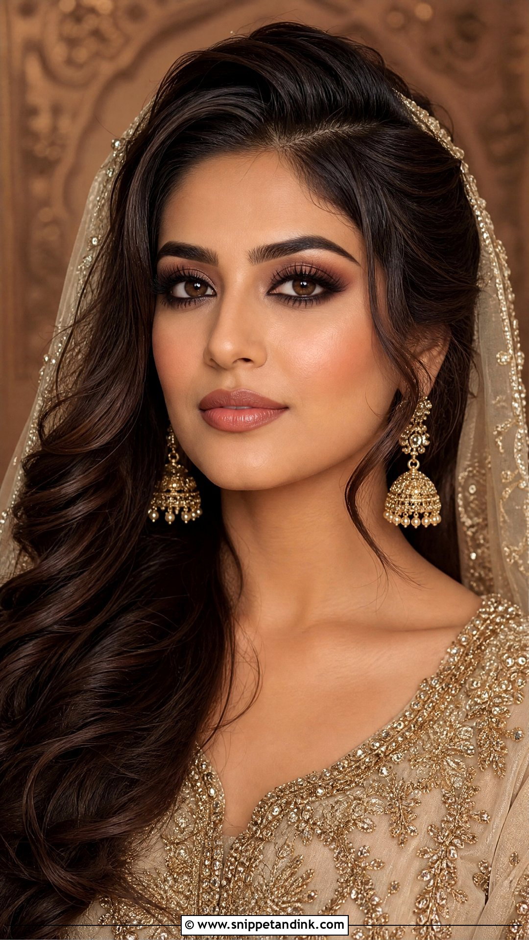 Brown Smokey Nikkah Bridal Makeup - Snippet and Ink - 20 Nikkah Bridal Makeup Looks