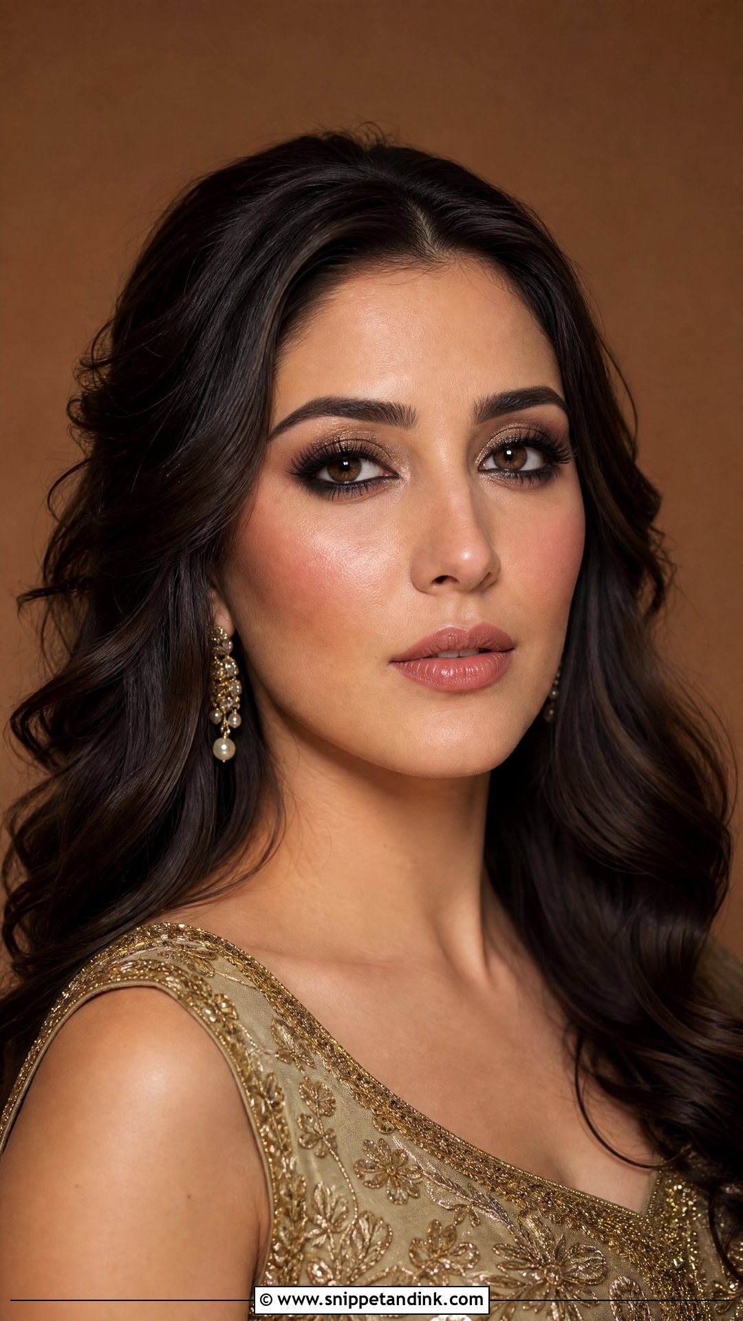 Brown Smokey Punjabi Bridal Makeup - Snippet and Ink - 20 Punjabi Bridal Makeup Ideas