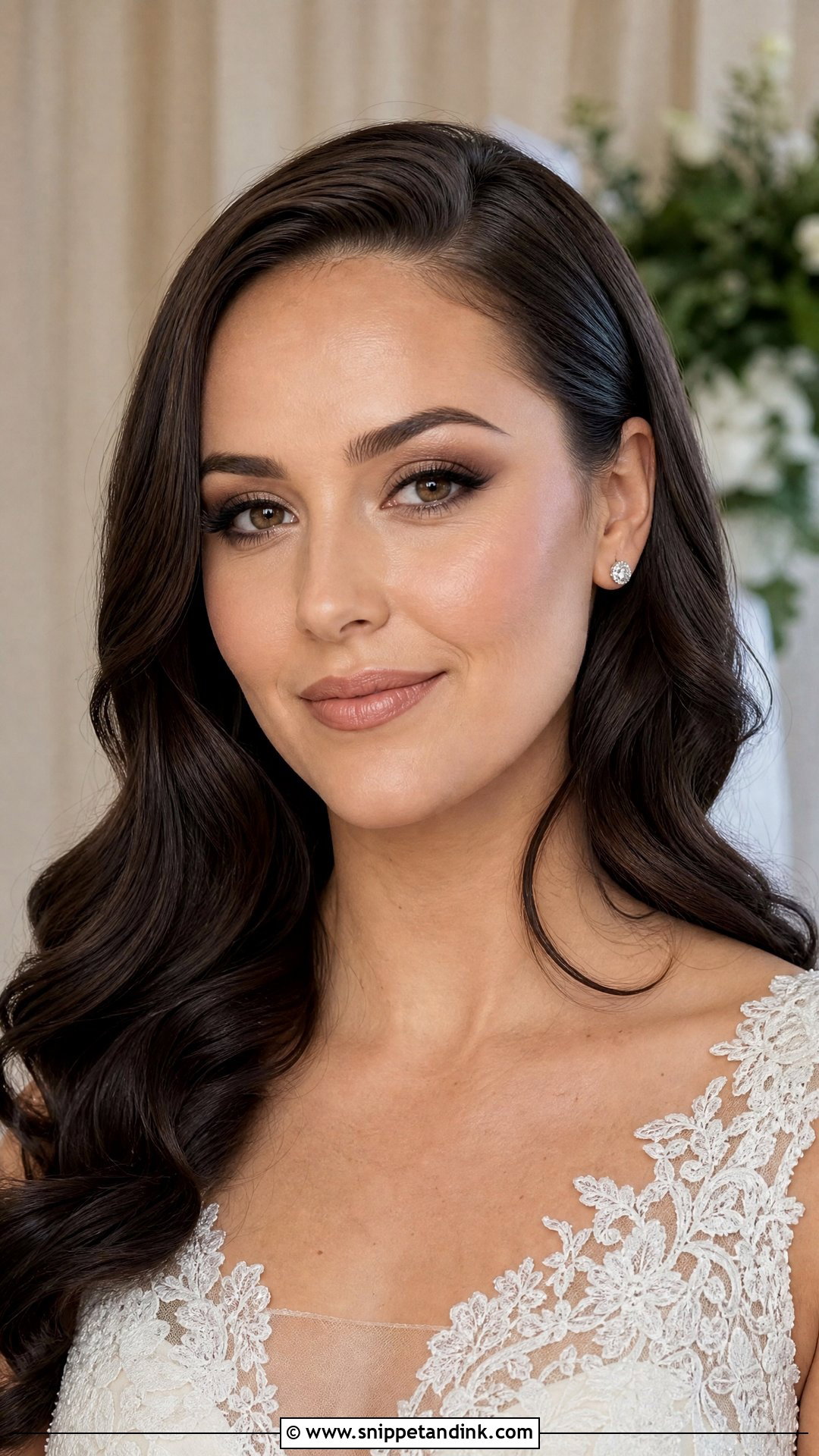 Brown Smokey Soft Bridal Makeup - Snippet and Ink - 30 Soft Bridal Makeup Ideas