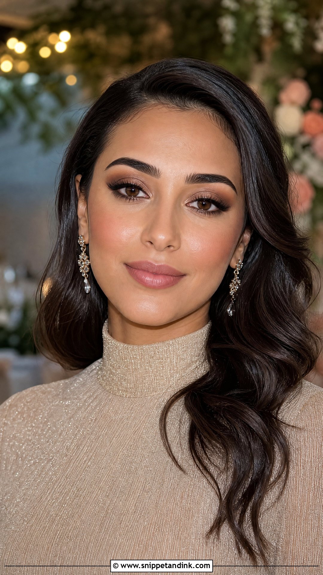 Brown Smokey Spring Wedding Guest Makeup - Snippet and Ink - 20 Spring Wedding Guest Makeup Ideas