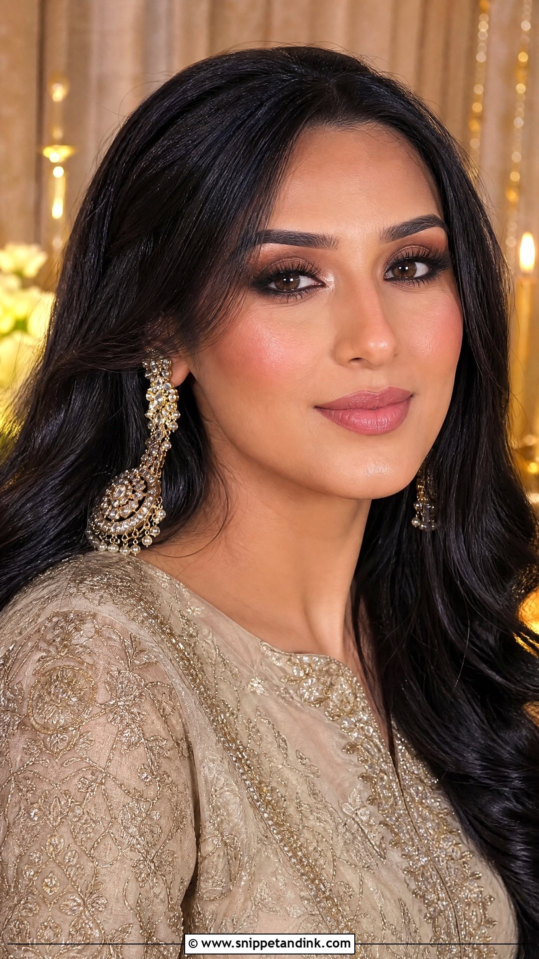 Brown Smokey Walima Makeup - Snippet and Ink - 30 Walima Makeup Ideas