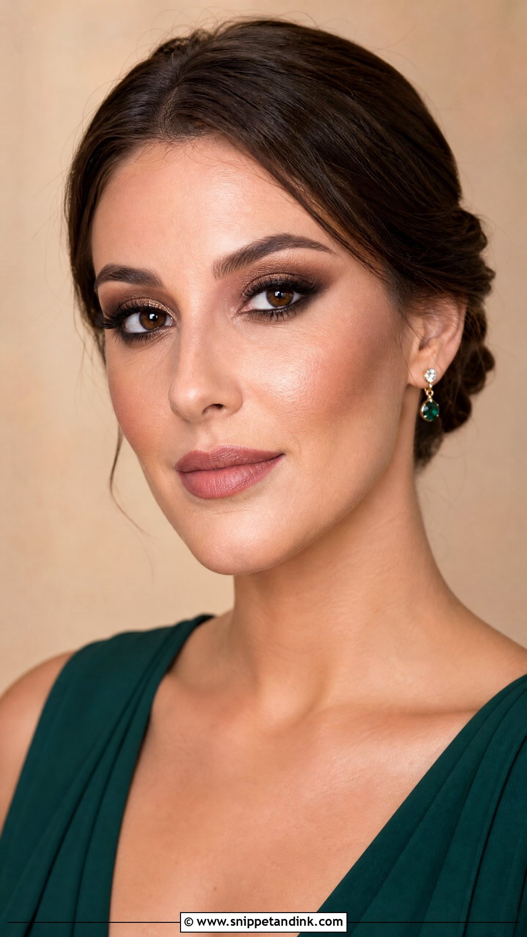 Brown Smokey Wedding Guest Eye Makeup - Snippet and Ink - 20 Wedding Guest Eye Makeup Ideas