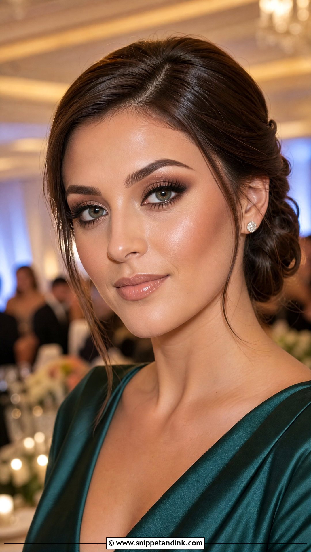 Brown Smokey Wedding Guest Eye Makeup - Snippet and Ink - 20 Eye Makeup for Wedding Guest Ideas