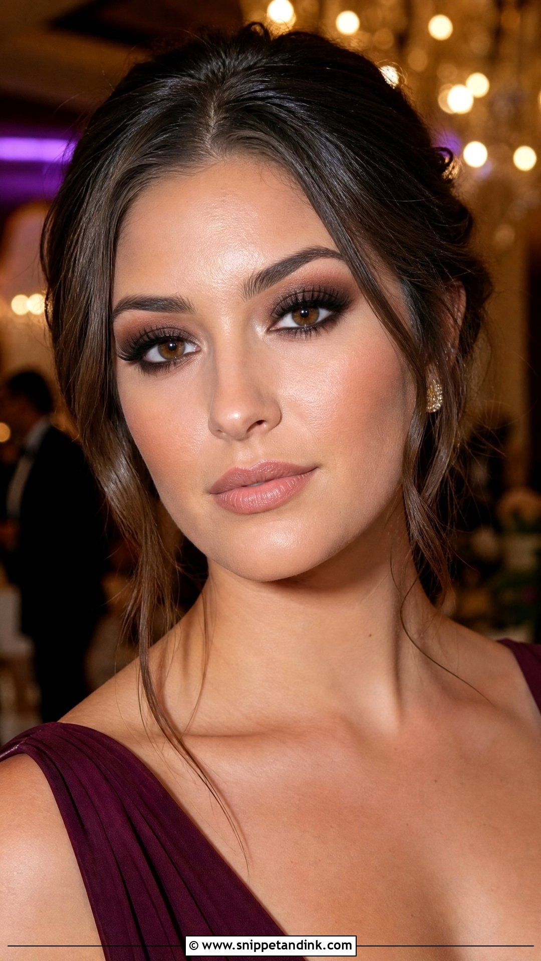 Brown Smokey Wedding Guest Makeup - Snippet and Ink - 20 Easy Wedding Guest Makeup Ideas