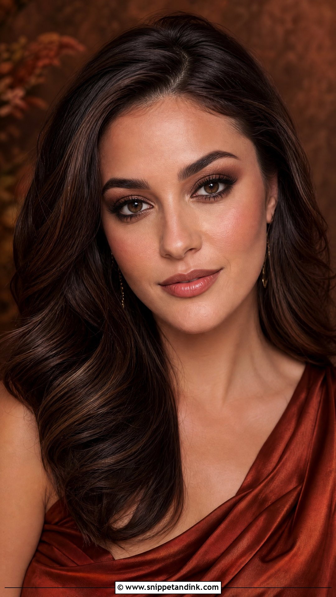 Brown Smokey Wedding Guest Makeup - Snippet and Ink - 20 Makeup Inspo Wedding Guest Ideas