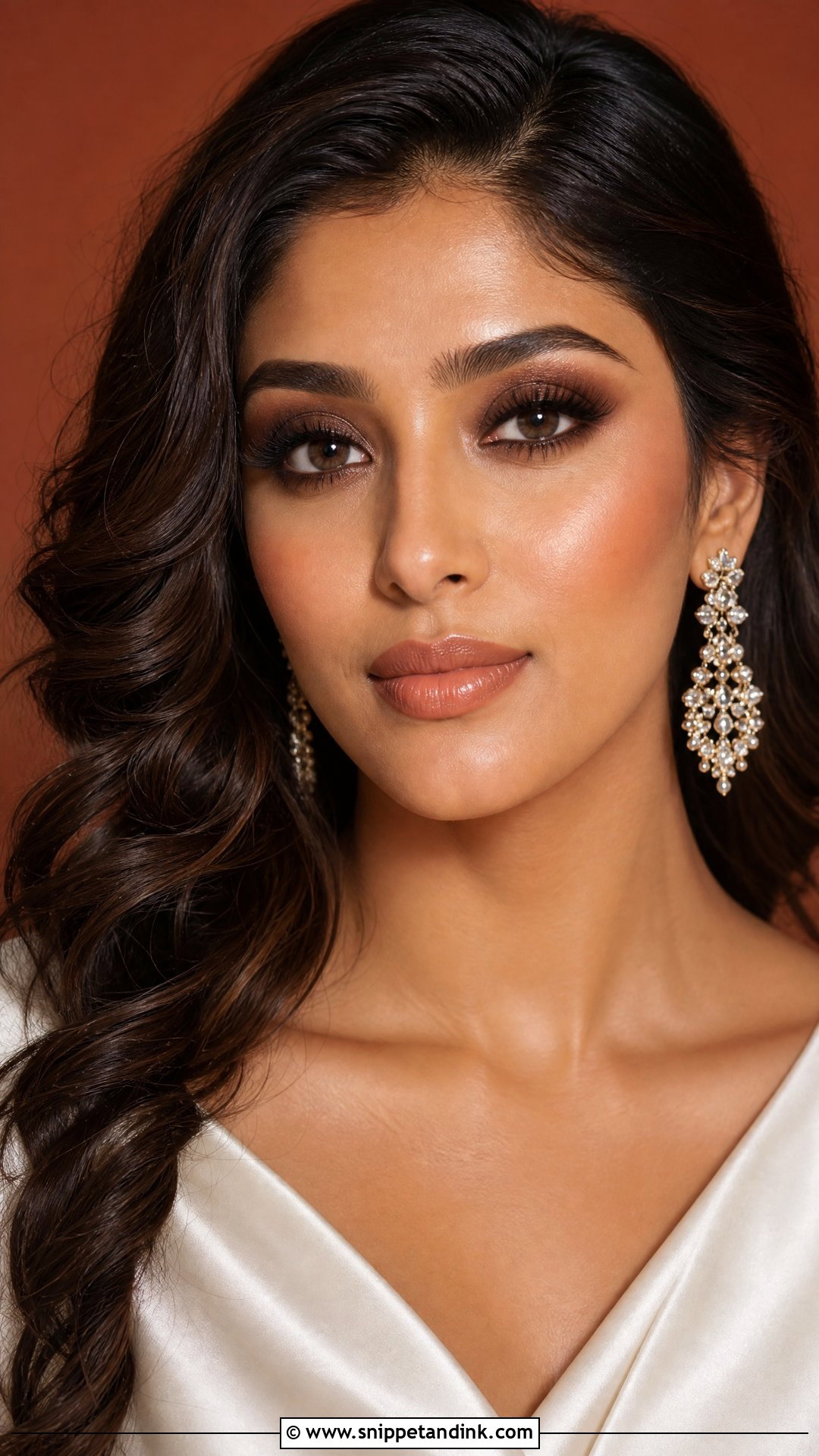 Brown Smokey Wedding Makeup - Snippet and Ink - 25 Dramatic Wedding Makeup Ideas