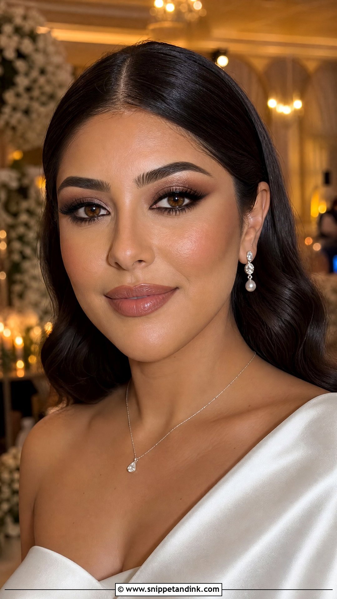 Brown Smokey Wedding Makeup - Snippet and Ink - 20 Classic Wedding Makeup Ideas