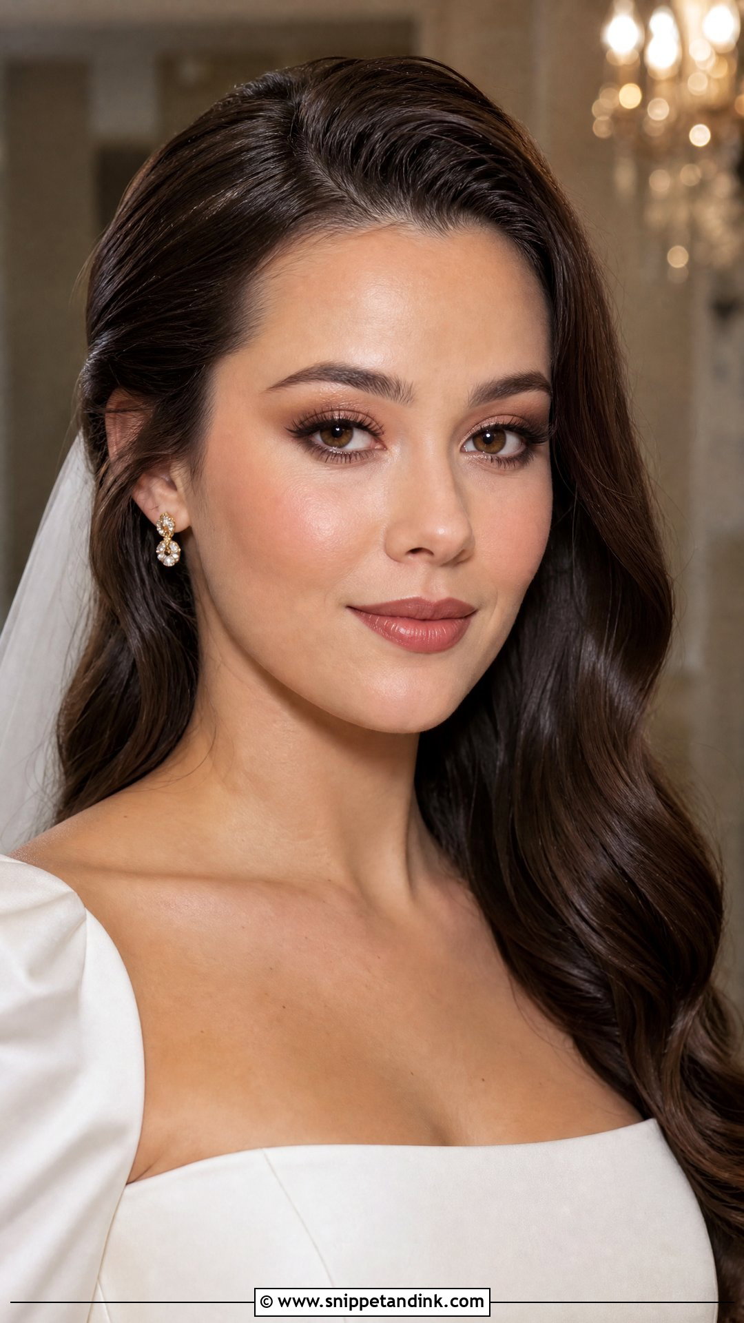 Brown Smokey Wedding Makeup - Snippet and Ink - 25 Subtle Wedding Makeup Ideas