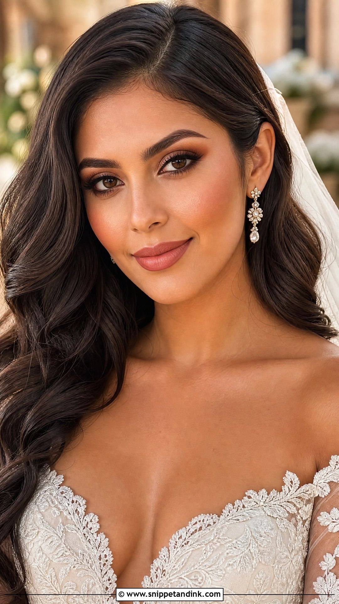Brown Smokey Wedding Makeup - Snippet and Ink - 25 Timeless Wedding Makeup Ideas