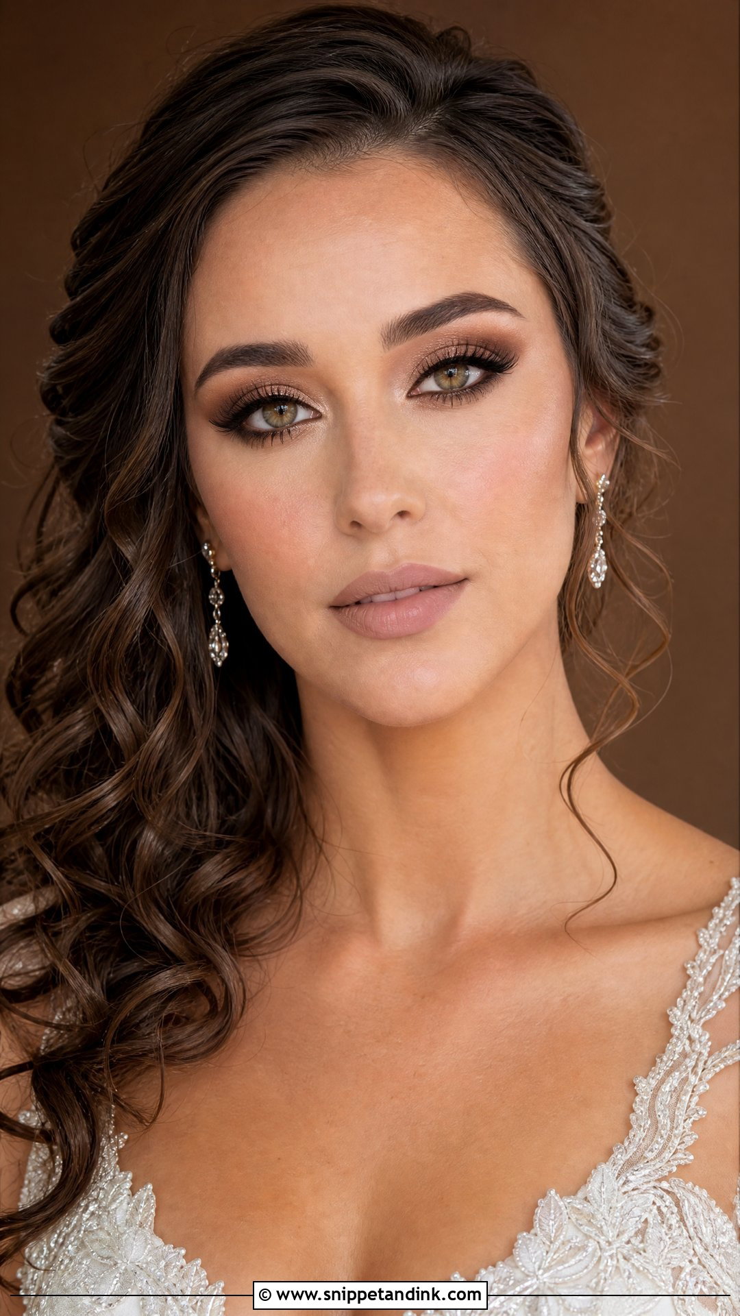 Brown Smokey Wedding Makeup - Snippet and Ink - 30 Wedding Makeup Looks