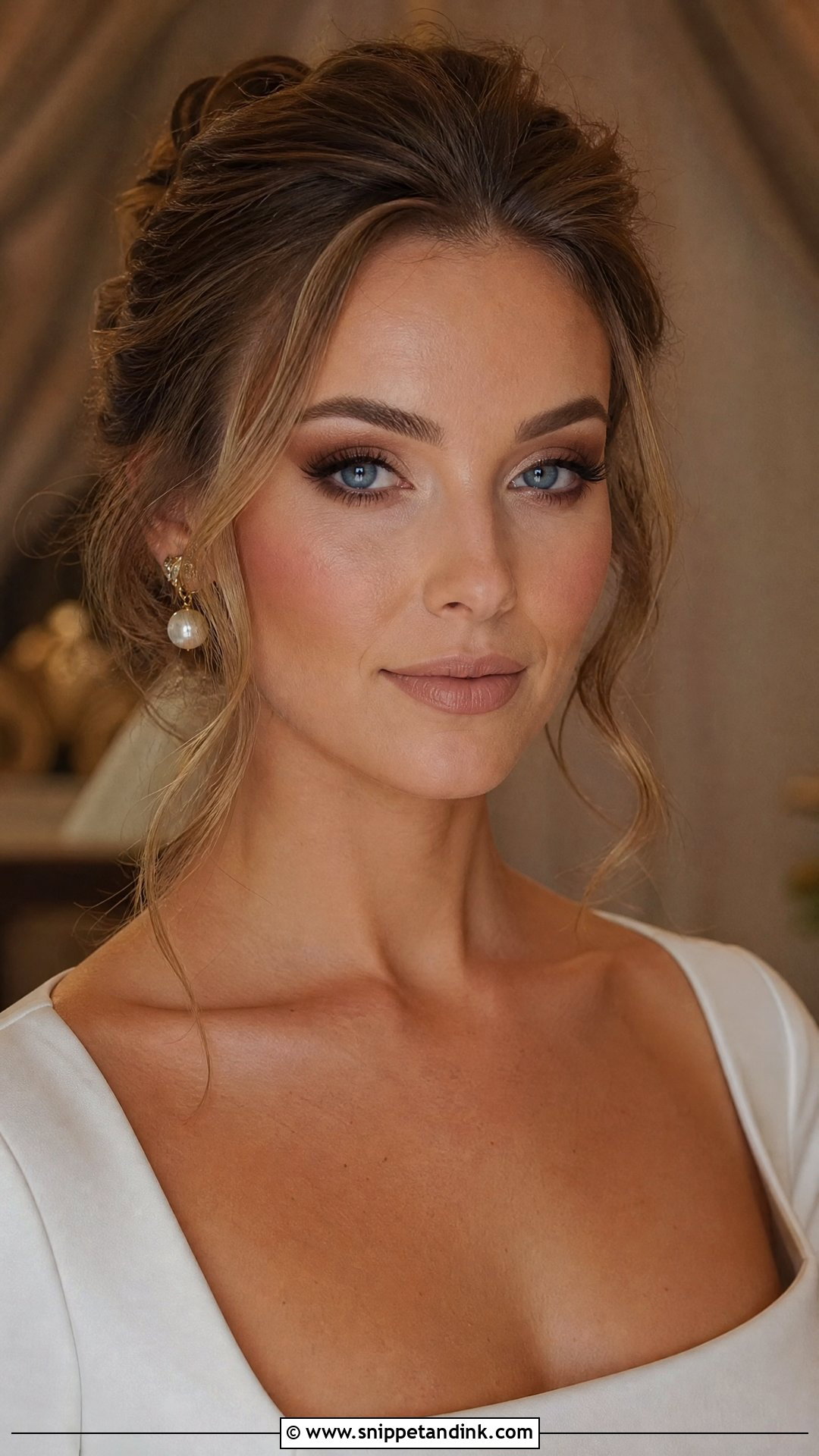Brown Smokey Wedding Makeup For Blue Eyes - Snippet and Ink - 20 Neutral Wedding Makeup for Blue Eyes