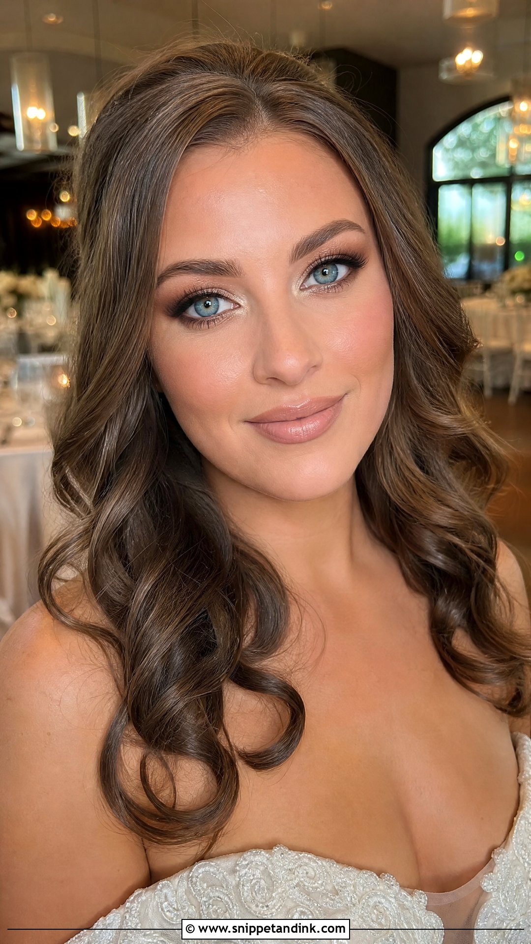 Brown Smokey Wedding Makeup For Blue Eyes - Snippet and Ink - 20 Soft Glam Wedding Makeup for Blue Eyes