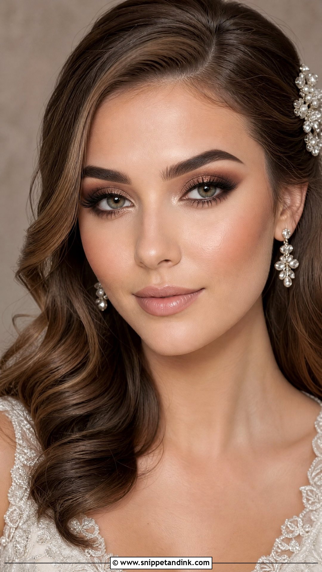 Brown Smokey Wedding Makeup For Brown Eyes - Snippet and Ink - 25 Best Wedding Makeup for Brown Eyes