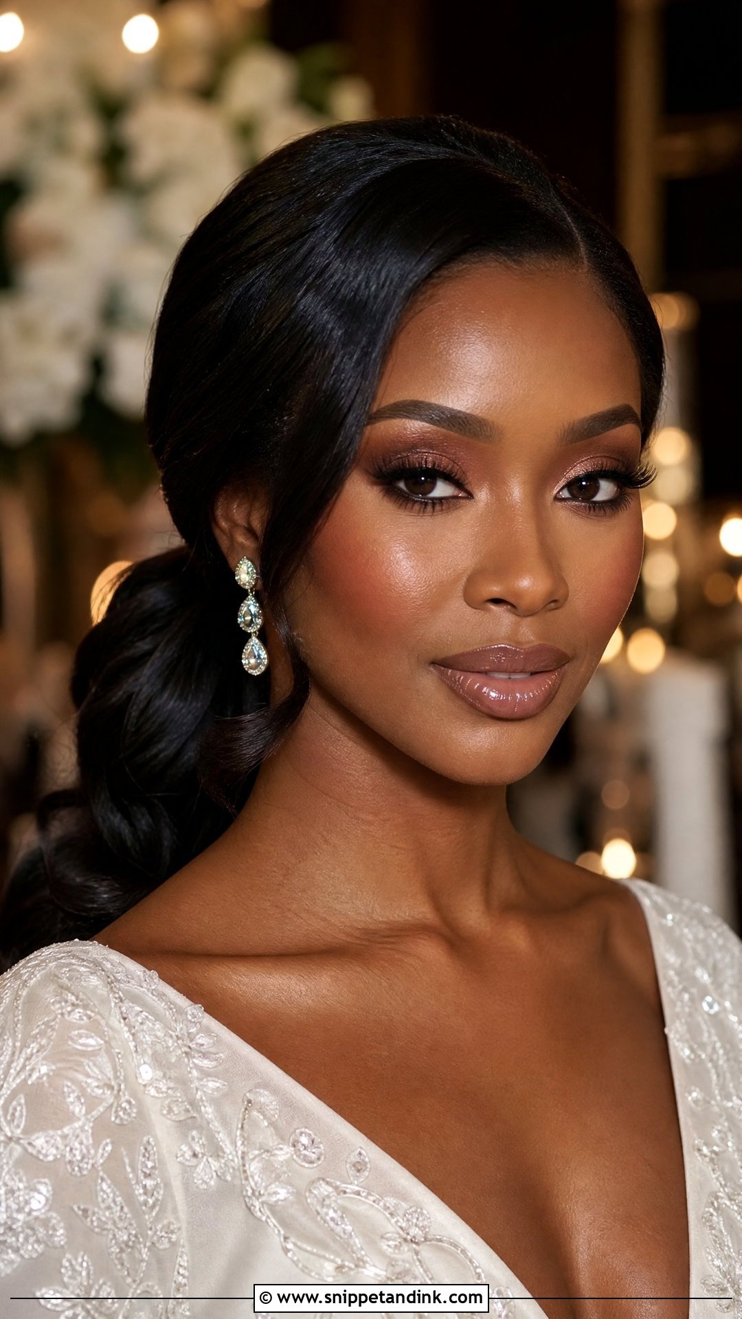 Brown Smokey Wedding Makeup For Dark Skin - Snippet and Ink - 20 Wedding Makeup for Dark Skin Ideas