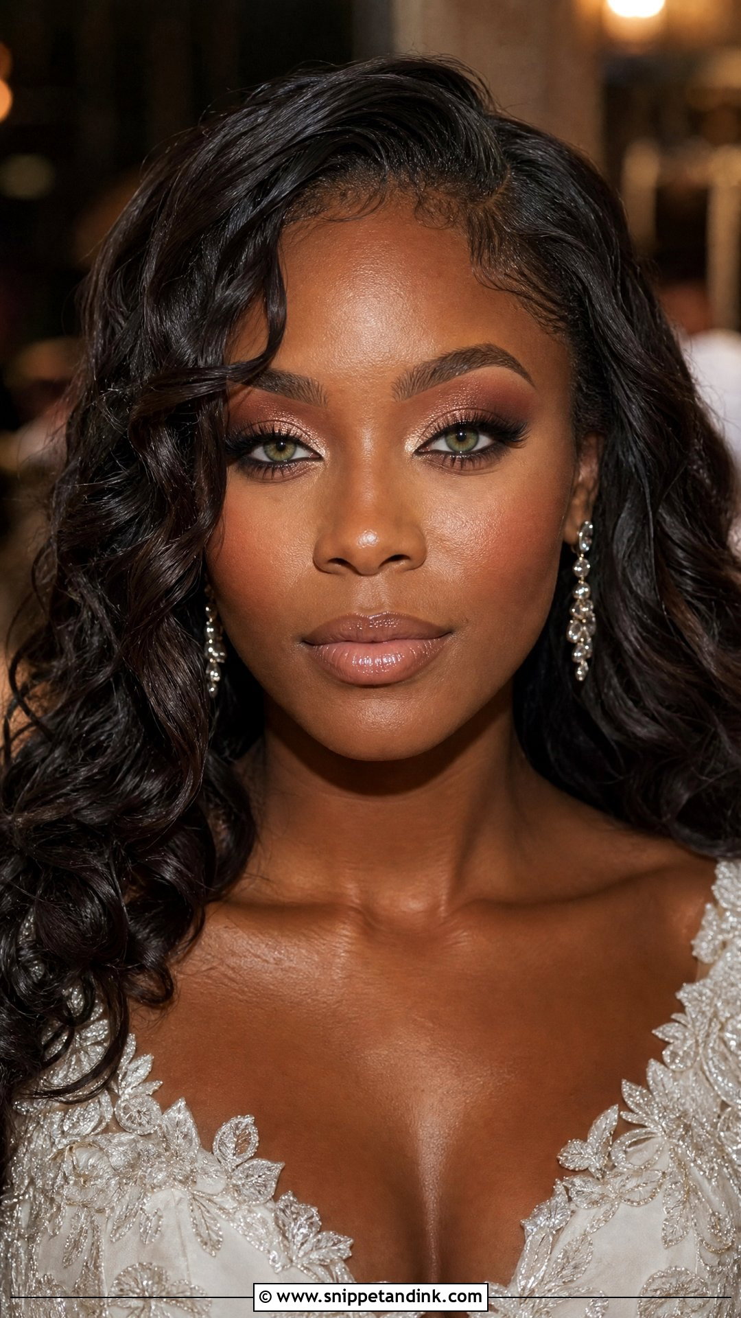 Brown Smokey Wedding Makeup For Green Eyes - Snippet and Ink - 20 Wedding Makeup for Green Eyes and Brown Hair