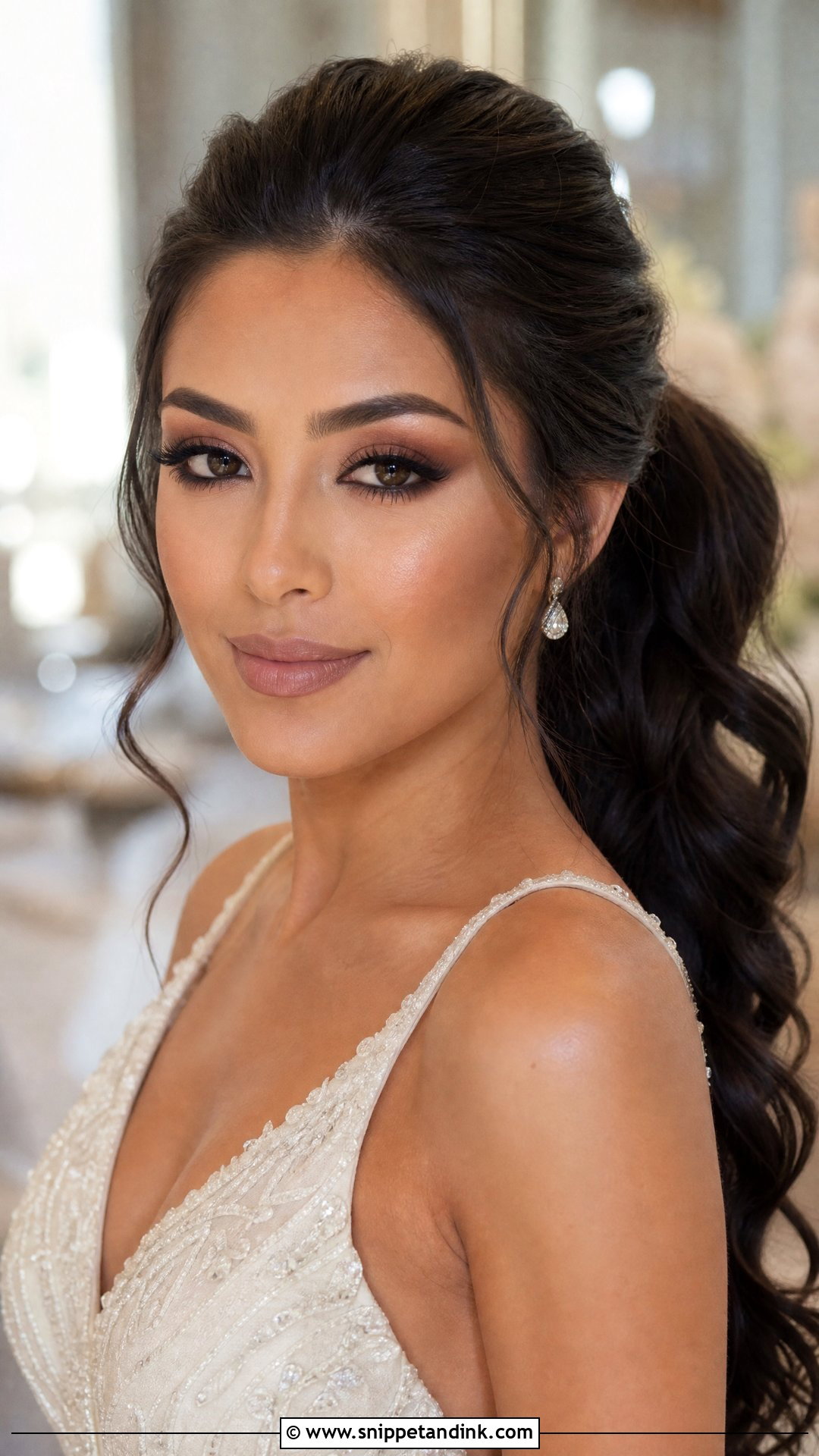 Brown Smokey Wedding Makeup For Green Eyes - Snippet and Ink - 25 Wedding Day Makeup for Bride Green Eyes