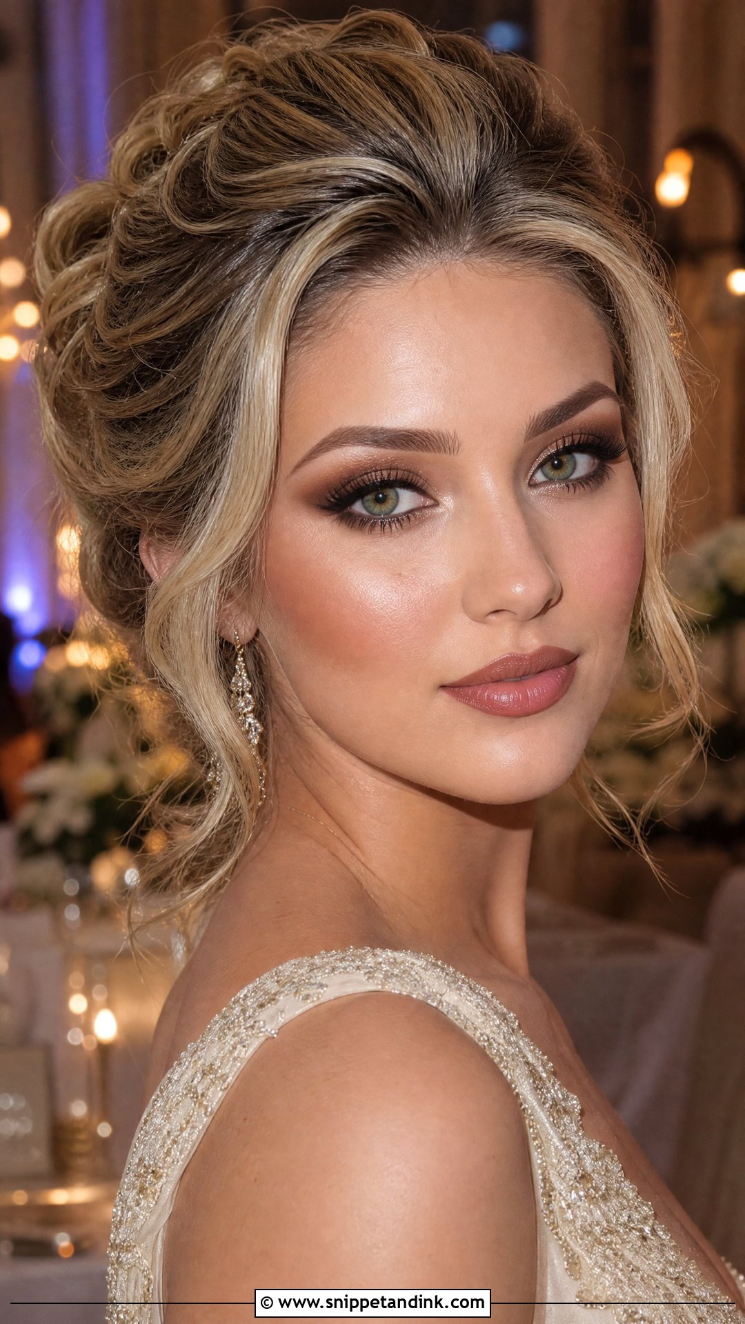Brown Smokey Wedding Makeup For Green Eyes - Snippet and Ink - 20 Glowy Wedding Makeup for Green Eyes
