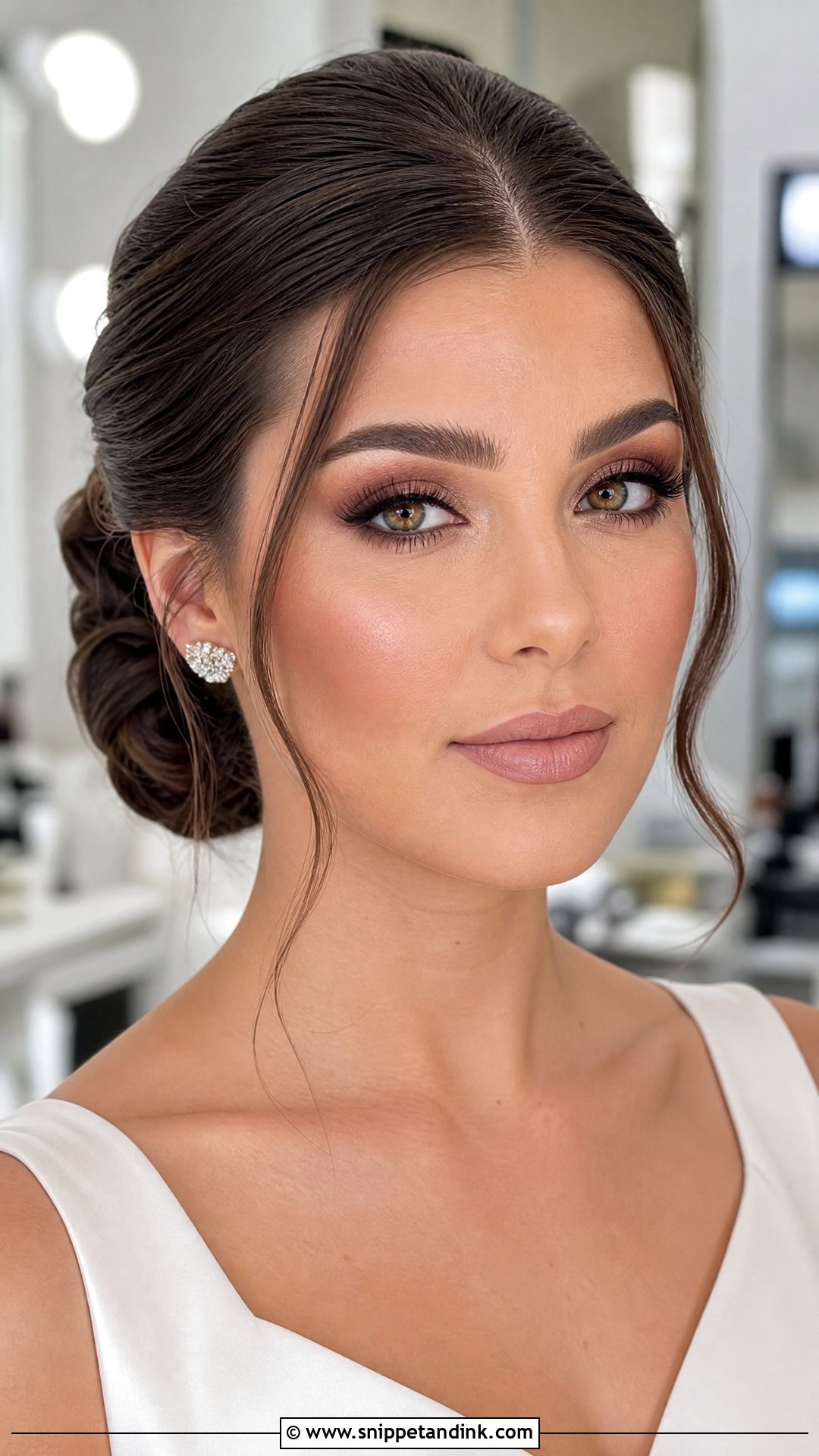 Brown Smokey Wedding Makeup For Hazel Eyes - Snippet and Ink - 20 Full Glam Wedding Makeup for Hazel Eyes