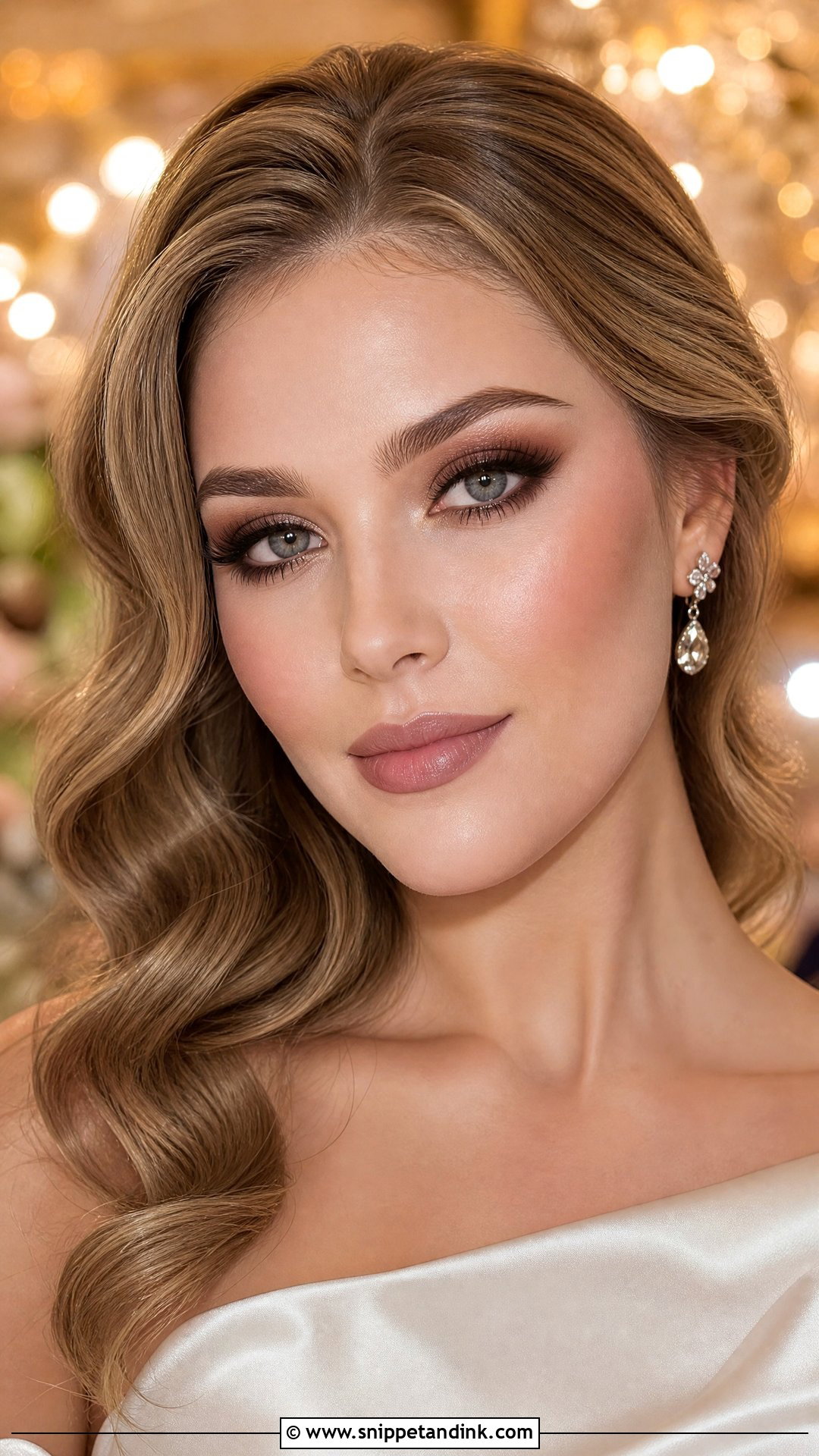Brown Smokey Wedding Makeup For Pale Skin - Snippet and Ink - 20 Wedding Makeup for Pale Skin Ideas