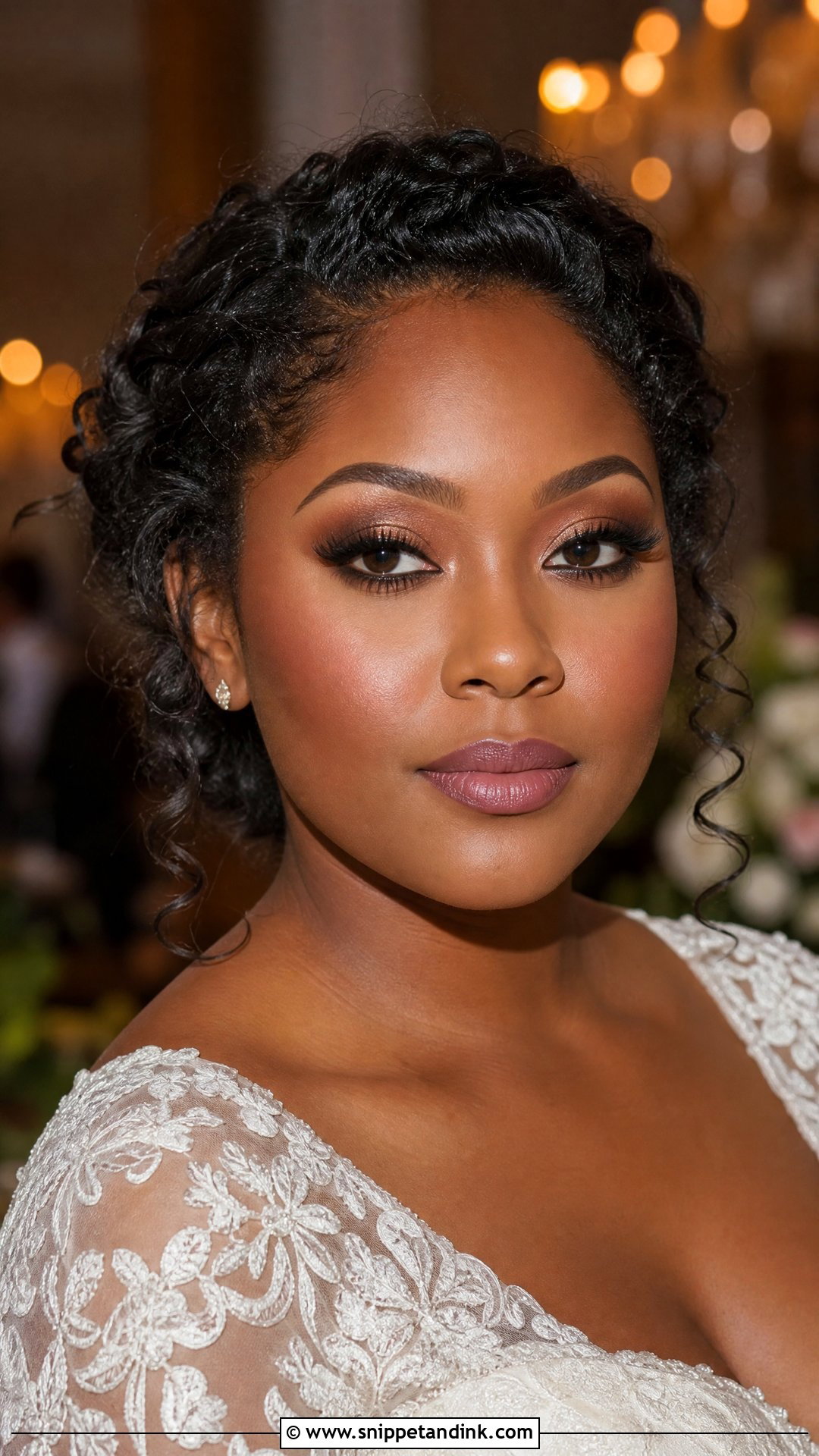 Brown Smokey Wedding Makeup For Round Face - Snippet and Ink - 20 Wedding Makeup Round Face Ideas