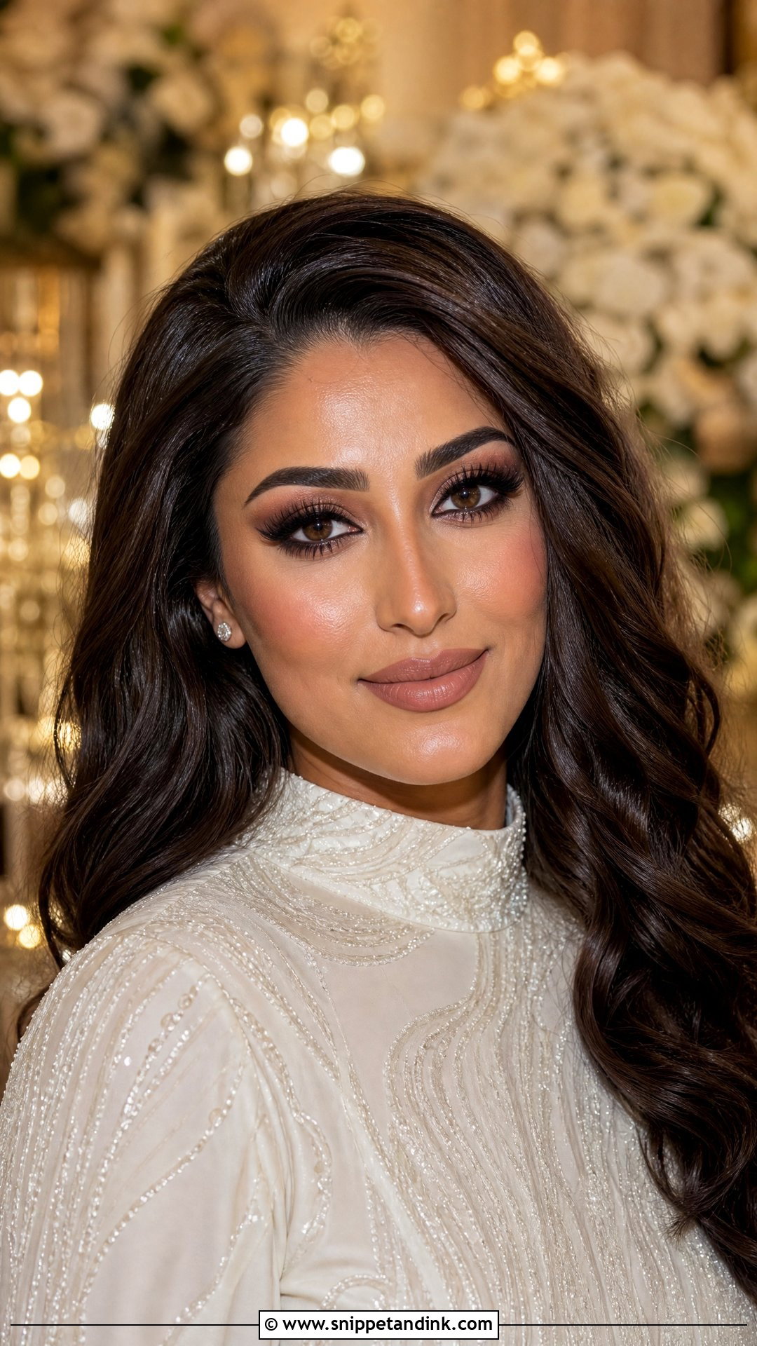 Brown Smokey Wedding Makeup Look - Snippet and Ink - 25 Wedding Makeup Look Ideas